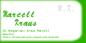 marcell kraus business card